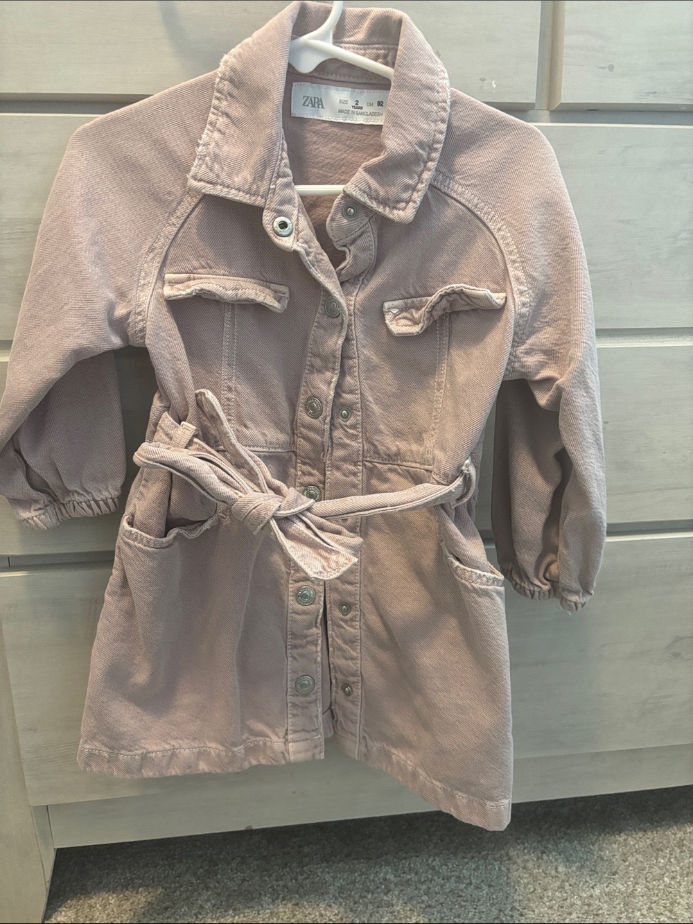 Pink Jean Dress